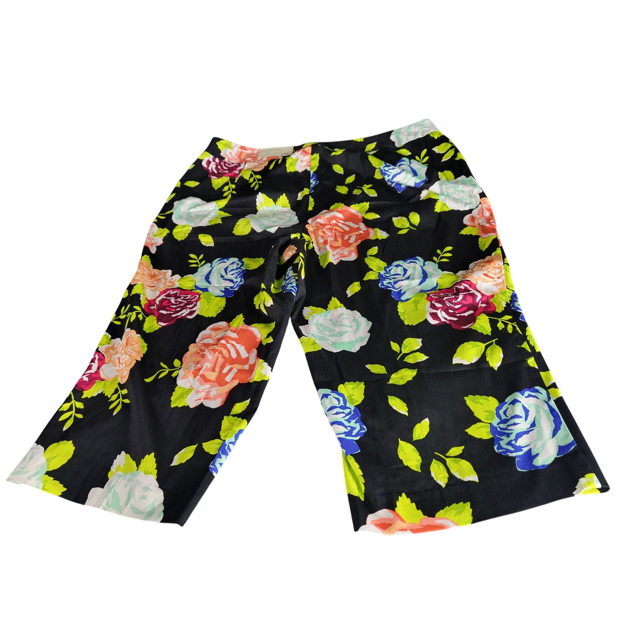 Other Cato Contemporary Low Rise Capri Pants Women Sz 20W Floral M Size 42" / US 20 - 8 Thumbnail