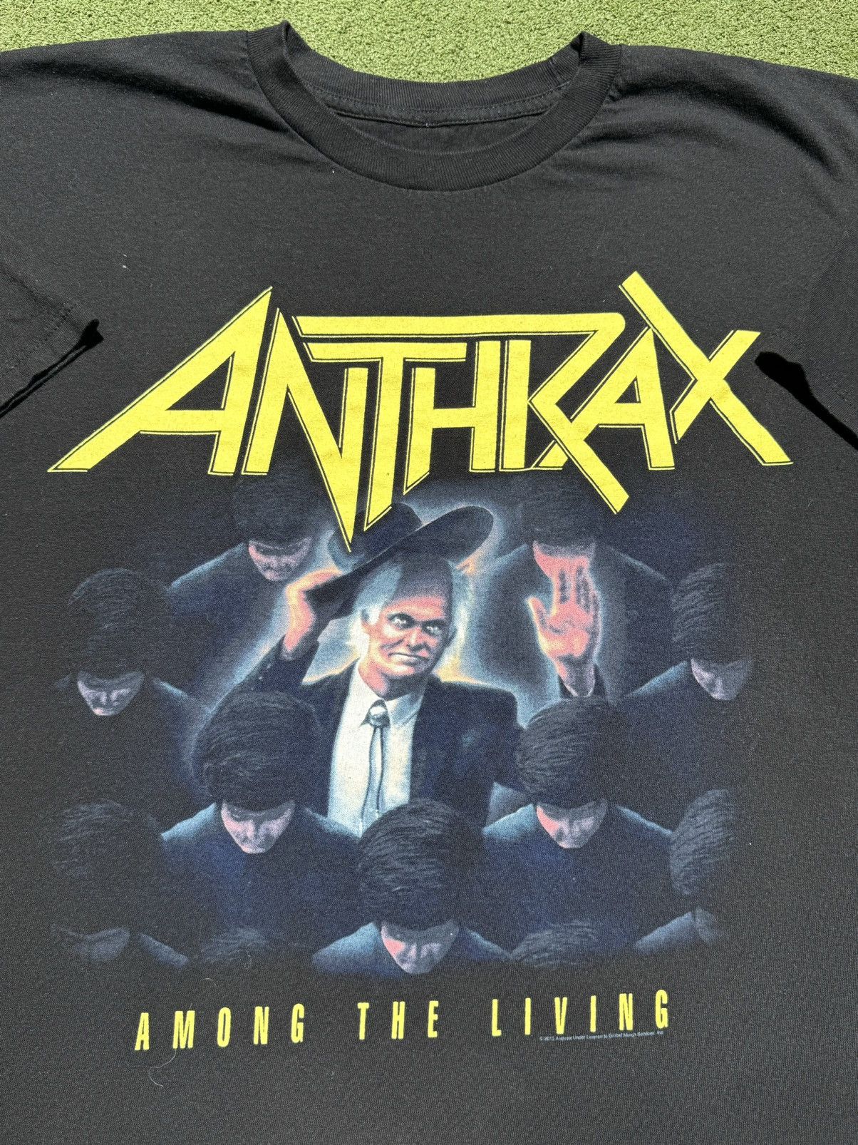 Band Tees × Vintage 2013 Anthrax Among The Living Dead Metal Punk Goth Band Tee Size US L / EU 52-54 / 3 - 2 Thumbnail