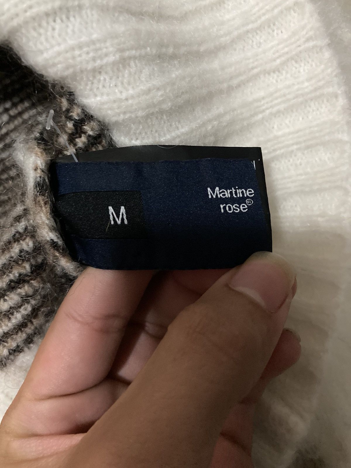 Martine Rose New FW23 Martine Rose Brushed Mohair Fair Isle Cardigan 2023 Size US M / EU 48-50 / 2 - 6 Thumbnail