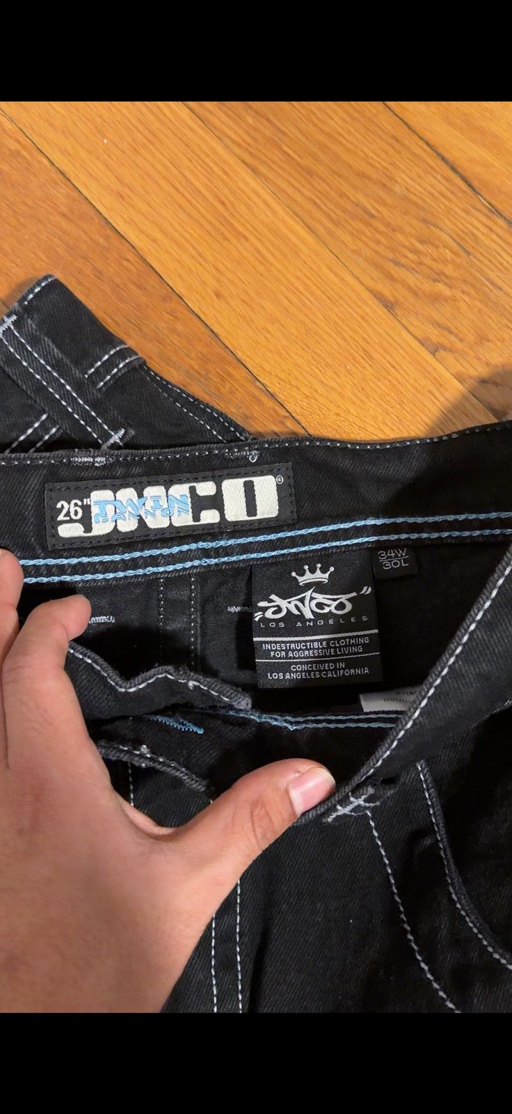 JNCO jnco crown cannon 26’ jeans Size US 34 / EU 50 - 3 Thumbnail
