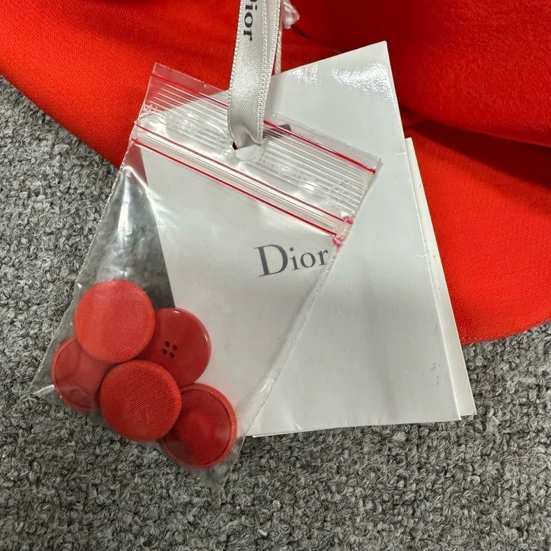 Dior Stunning Red Dior Petal Coat with Tags-2506 Size M / US 6-8 / IT 42-44 - 3 Thumbnail