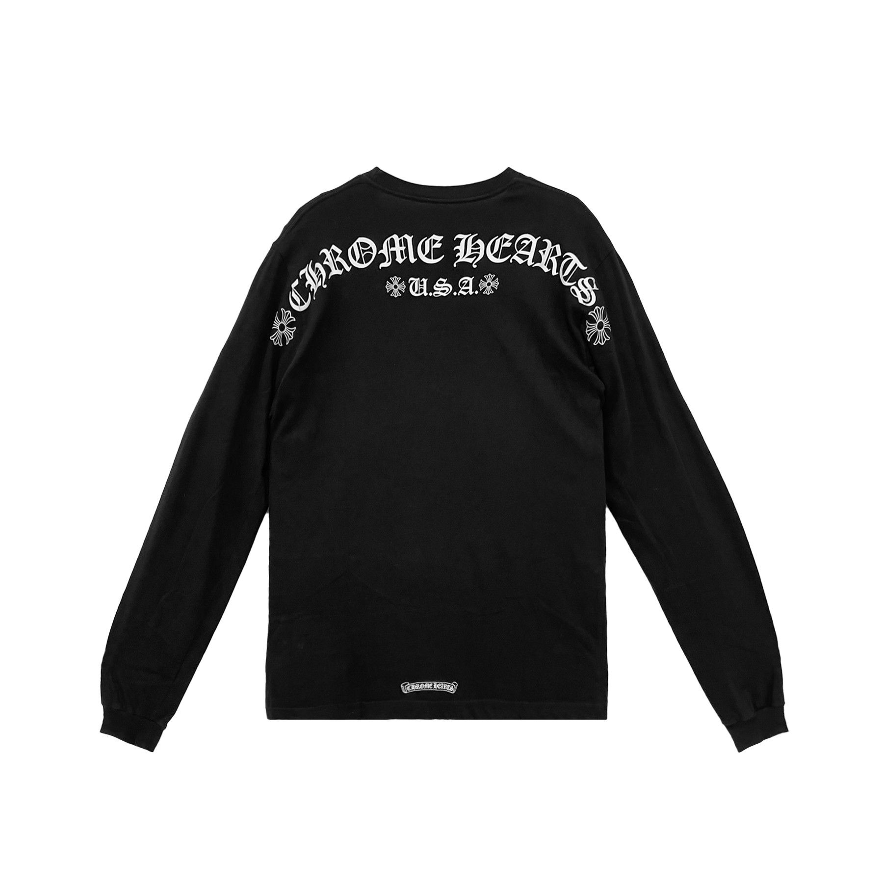 Chrome Hearts CHROME HEARTS USA Long Sleeve T Shirt BLACK | Grailed