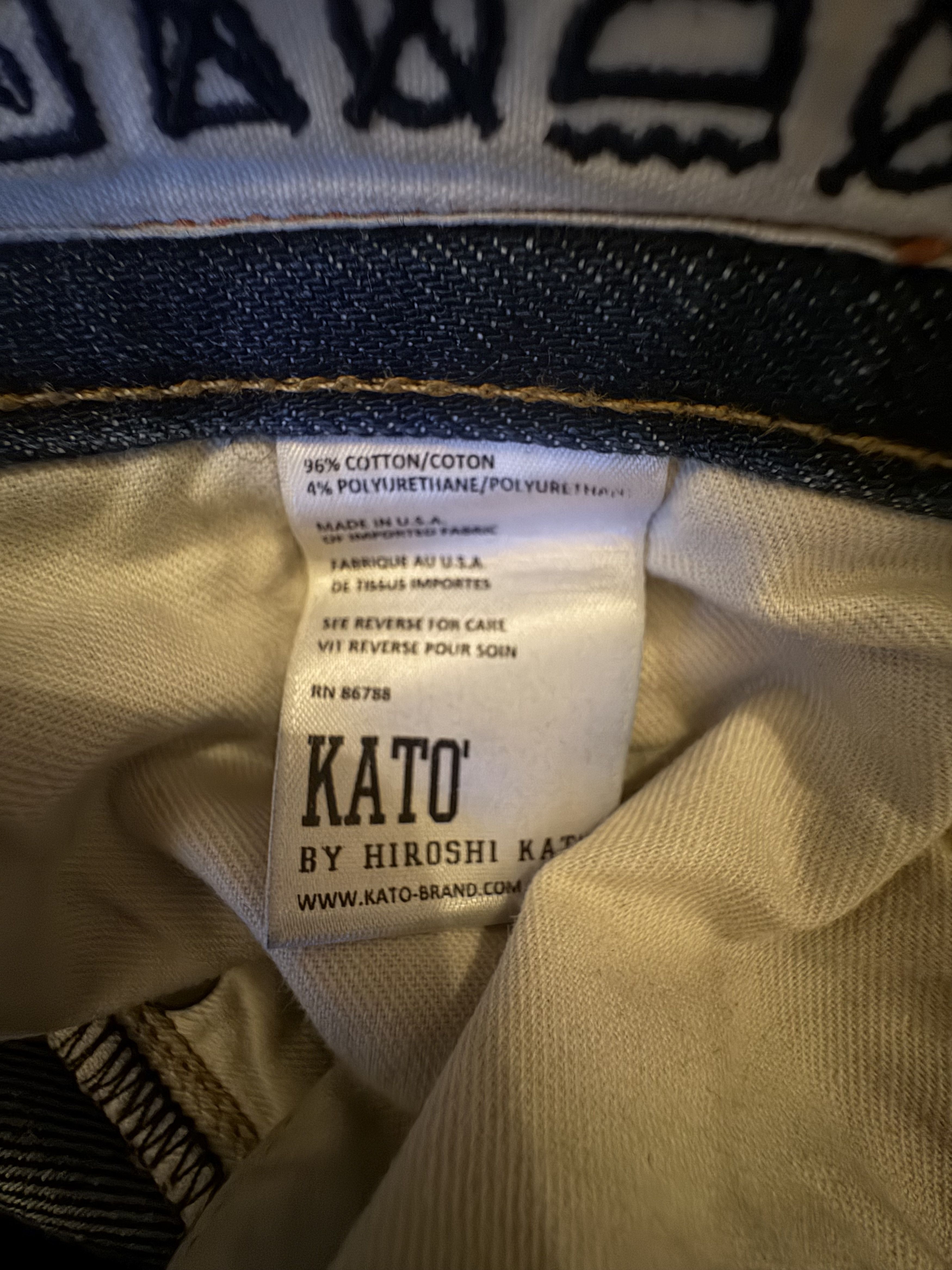 Hiroshi Kato hiroshi kato 10.5oz raw selvedge denim "pen slim" waist 31 Size US 31 - 5 Thumbnail