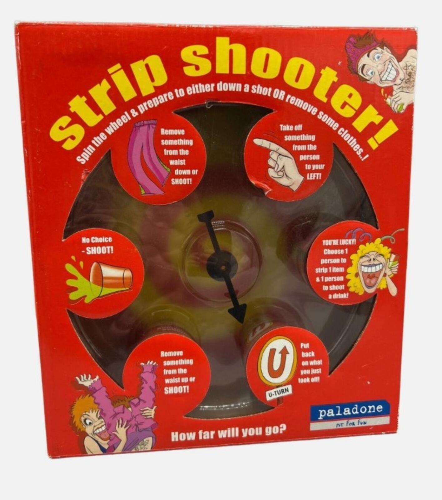 Paradoxe Paris Strip Shooter Board Game Paladone How Far Will You Go Size ONE SIZE - 1 Thumbnail