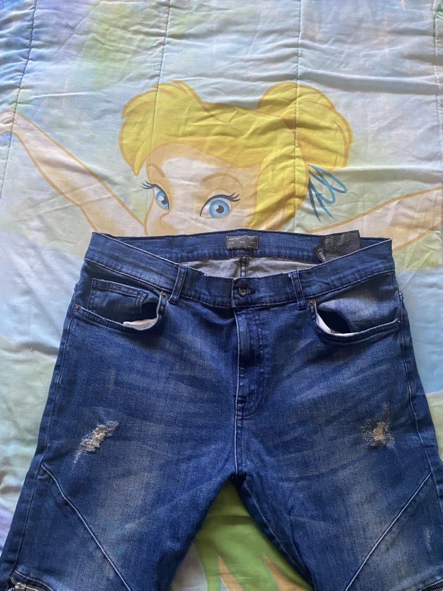 Zara Zara Zipper Jeans Sz 36 Size US 36 / EU 52 - 2 Thumbnail