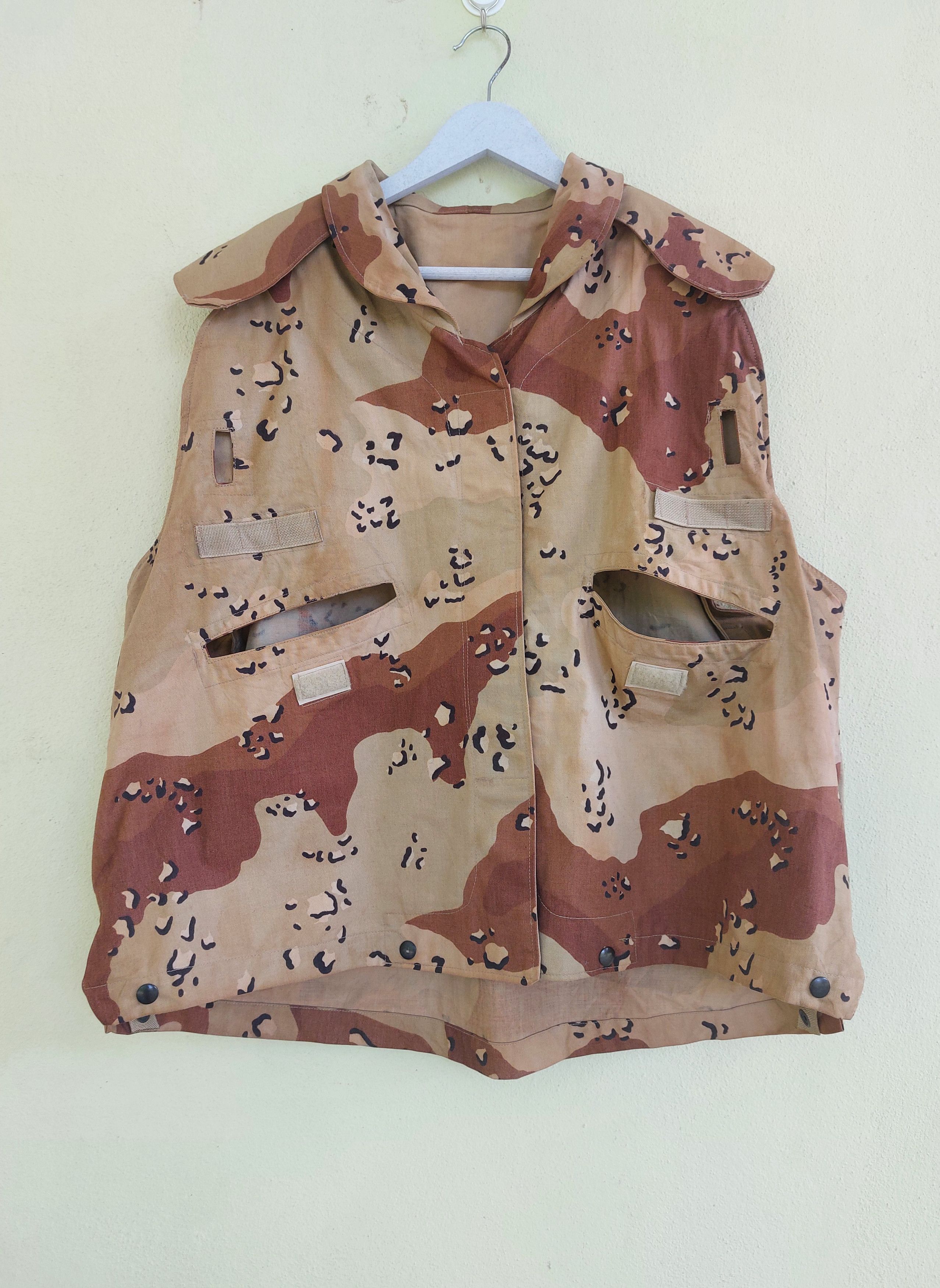 image of Made In USA x Military Camouflage Desert Military Cover Vest By Propper Int. Inc, Men's (Size XL)