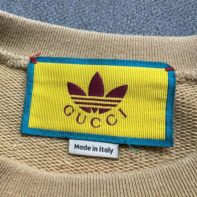 Gucci Gucci Adidas co-branded striped embroidered logo sweatshirt Size US XS / EU 42 / 0 - 4 Thumbnail