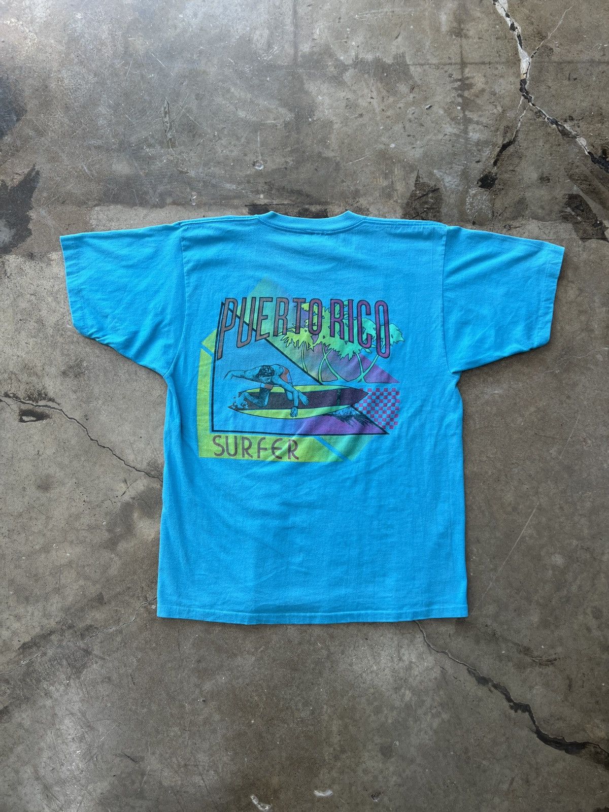 Vintage Vintage Puerto Rico Tourist Tee Sz. XL Size US XL / EU 56 / 4 - 2 Thumbnail