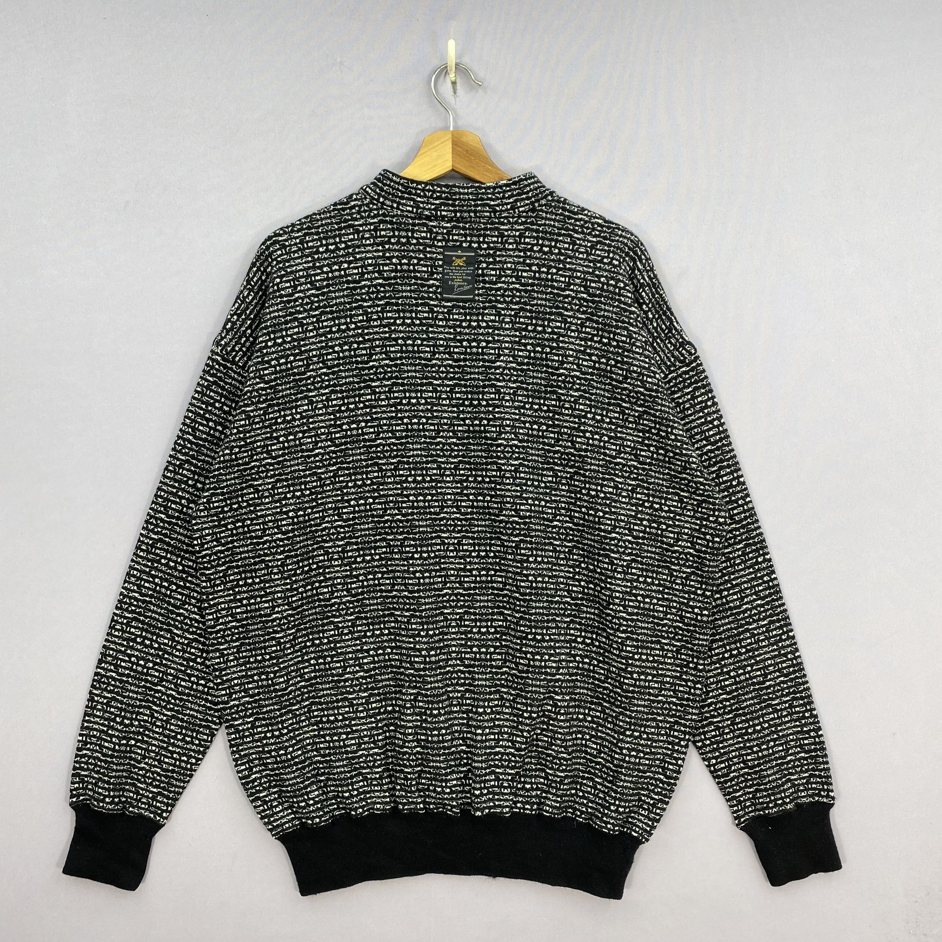 Japanese Brand Vintage Y2K Renaissance Nobuo Ikeda Zip Wool Sweatshirt Size US XL / EU 56 / 4 - 3 Thumbnail