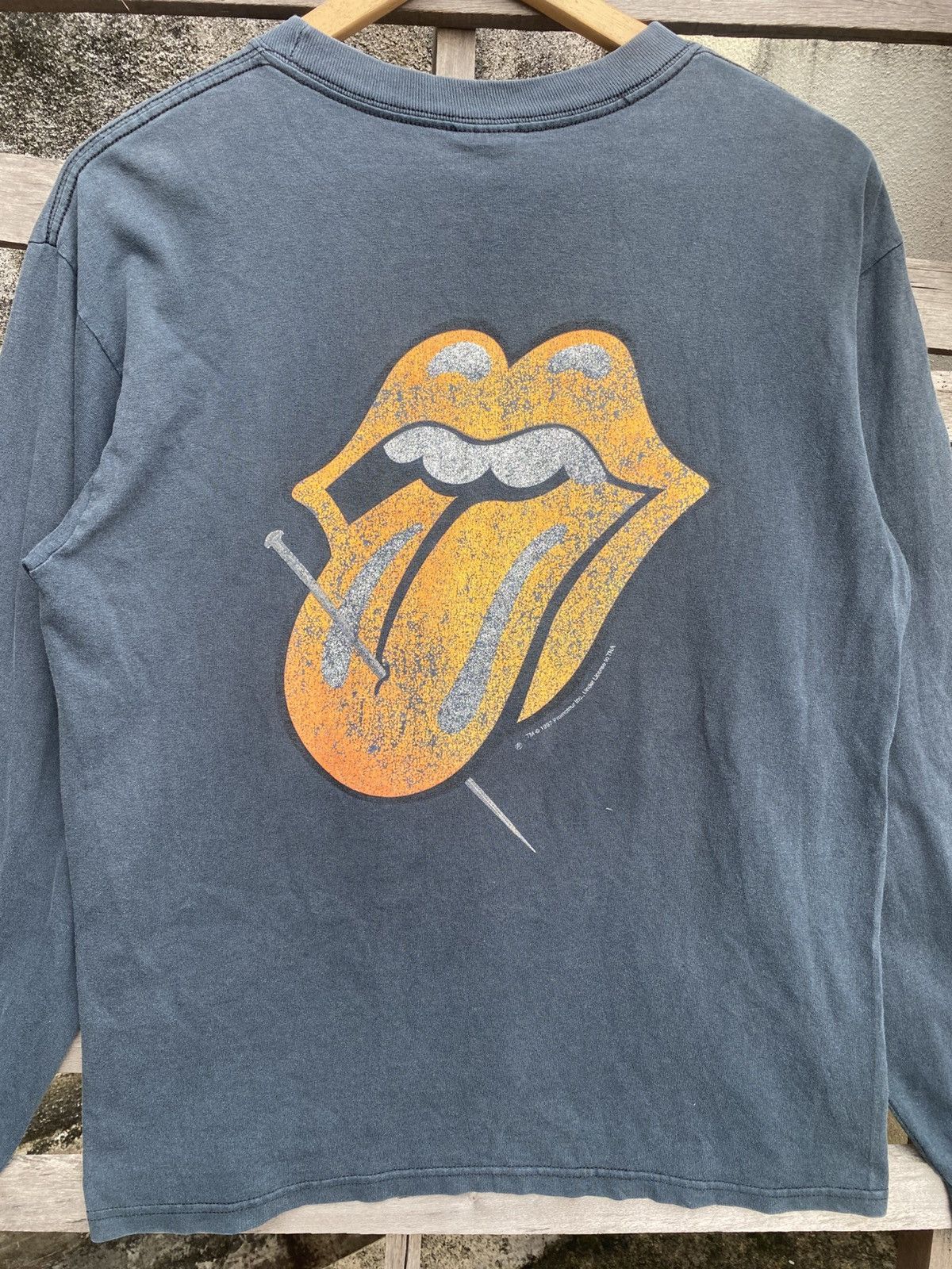 Band Tees Vintage Sunfaded Rolling Stones Long Sleeve Tshirt Size US M / EU 48-50 / 2 - 3 Thumbnail