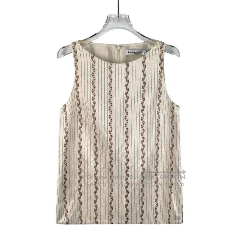 Dior Dior Beige Silk Women's T. Size XS / US 0-2 / IT 36-38 - 1 Thumbnail