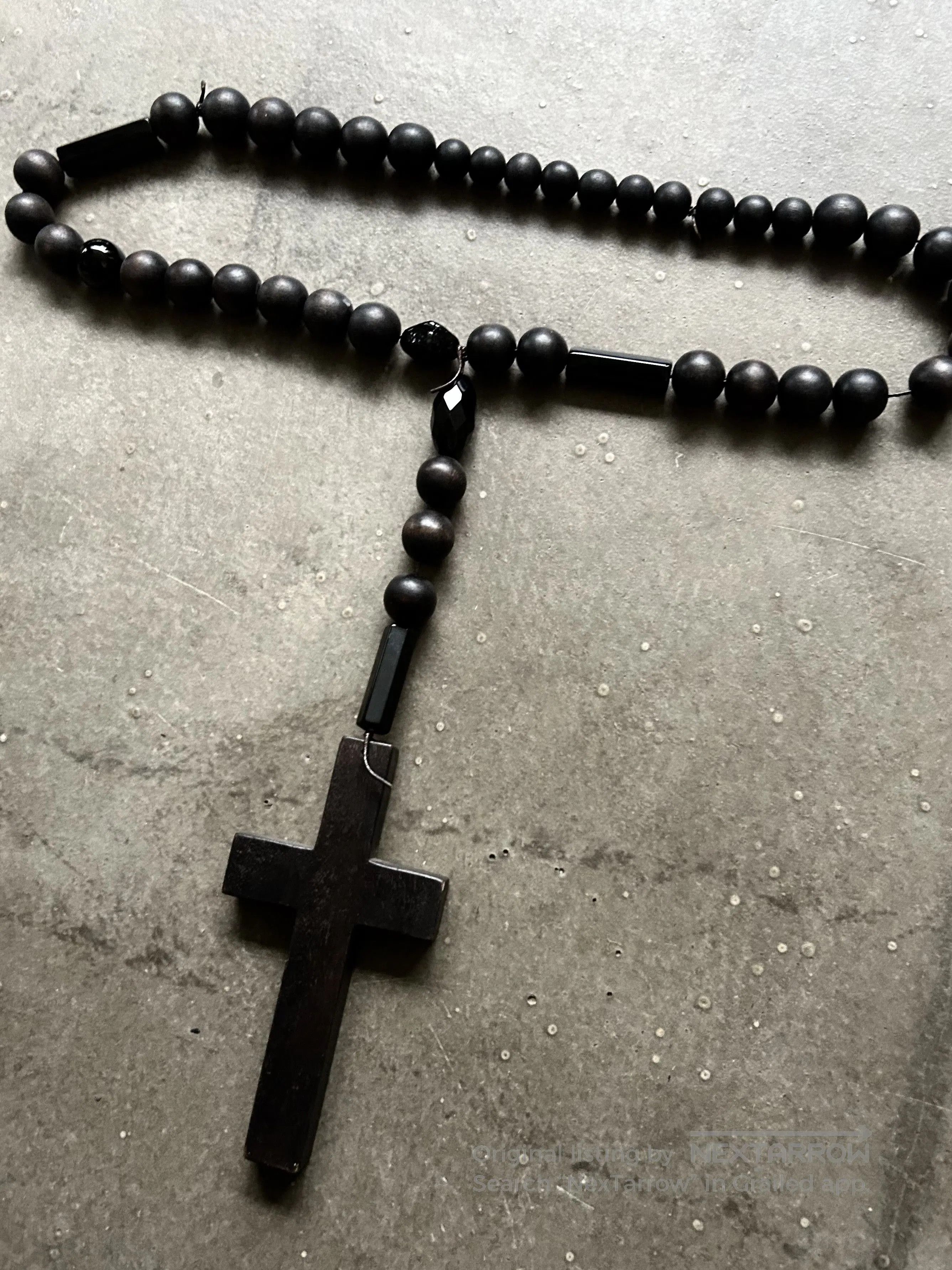 DEN IM by SIKI IM Number (N)ine 08ss Crystal Cross Necklace. Size ONE SIZE - 4 Thumbnail