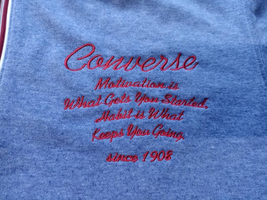 Converse Converse zipper Hoodie Size US L / EU 52-54 / 3 - 9 Thumbnail