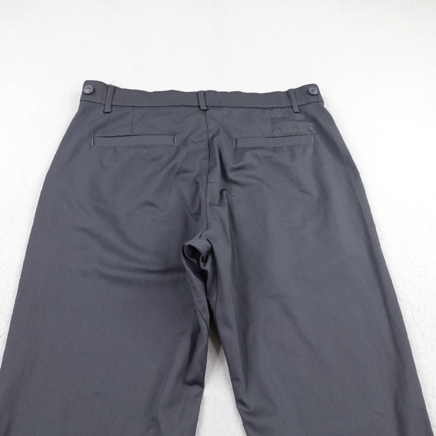 YoungLA YoungLA Pants Mens 34L Gray Office Tech Performance Straight Chino Slacks Size US 34 / EU 50 - 5 Thumbnail