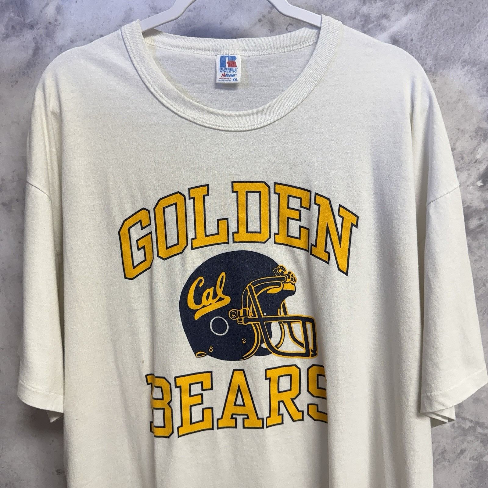Russell Athletic Vintage 80s Cal State Berkeley Golden Bears T Shirt 2XL Size US XXL / EU 58 / 5 - 1 Thumbnail