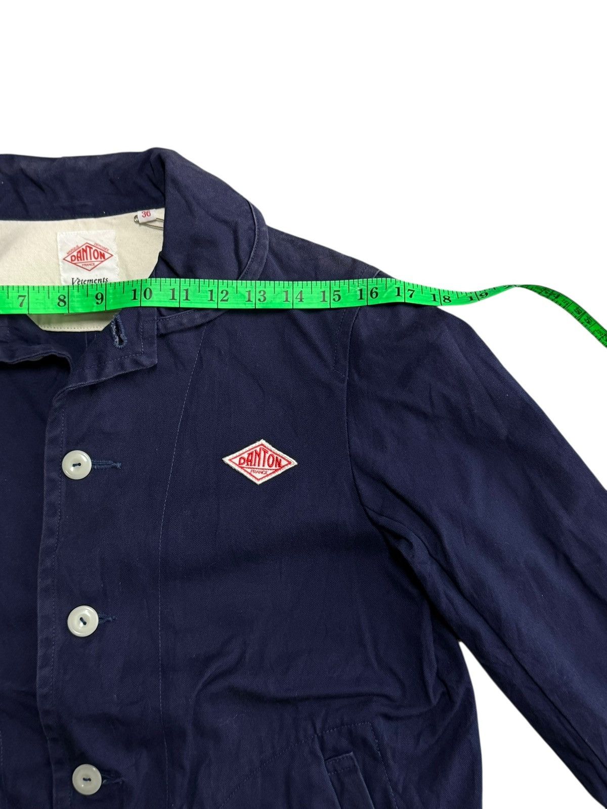 Danton Vintage Danton shawl collar work jacket in navy. Size US M / EU 48-50 / 2 - 10 Thumbnail