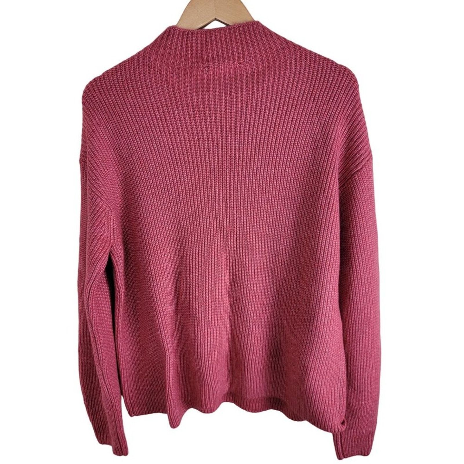 Ann Taylor Ann Taylor Womens Cuffed Mock Neck Knitted Sweater Size S / US 4 / IT 40 - 3 Thumbnail