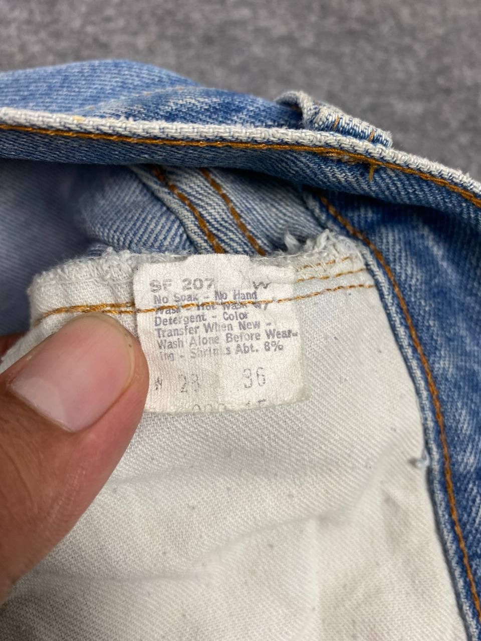 Levi's vintage levis 501 redline selvedge denim nice design Size US 28 / EU 44 - 13 Thumbnail