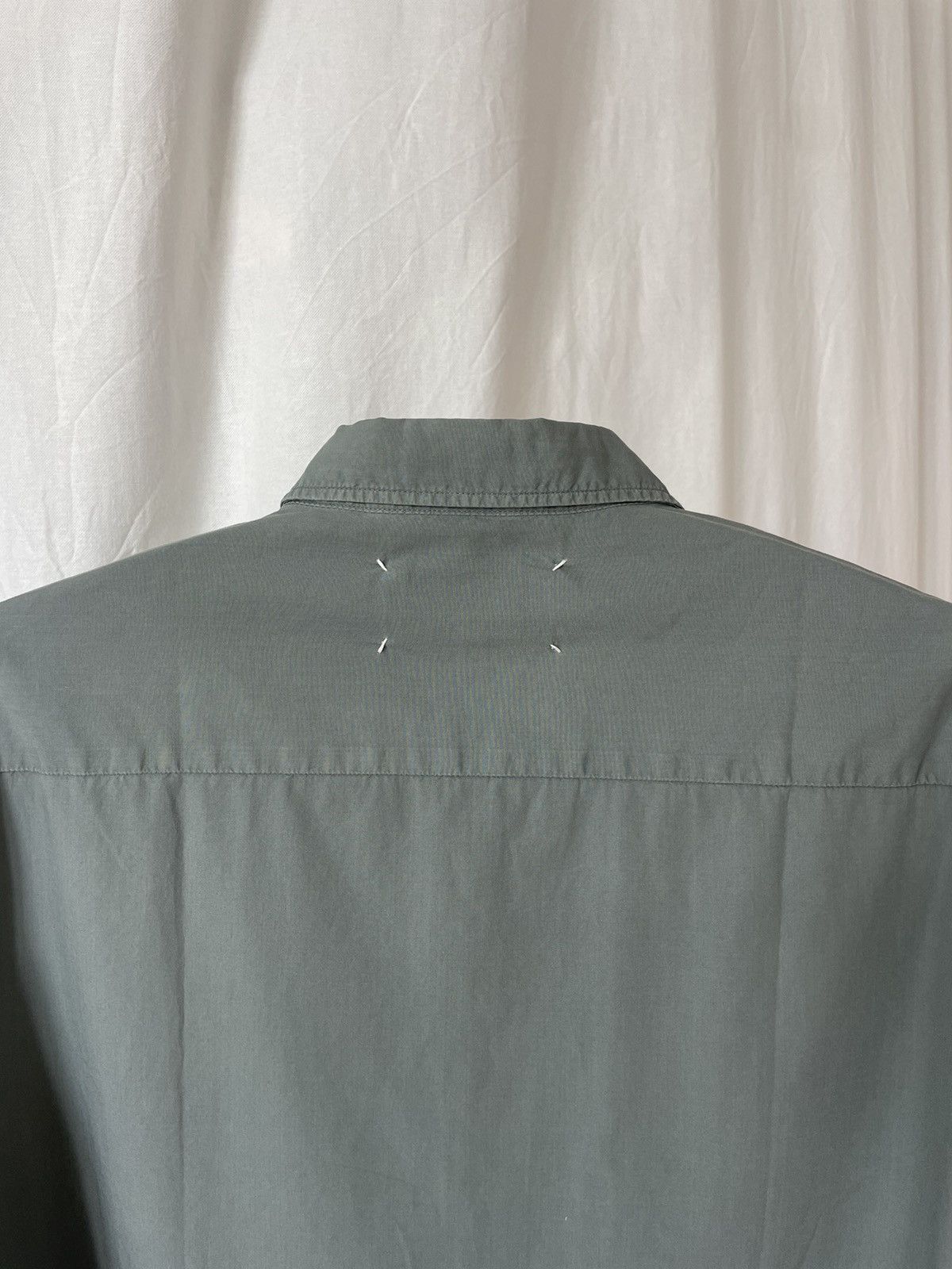 Maison Margiela Martin Margiela Vintage Bottle Green Cotton Shirt 50 size Size US M / EU 48-50 / 2 - 4 Thumbnail