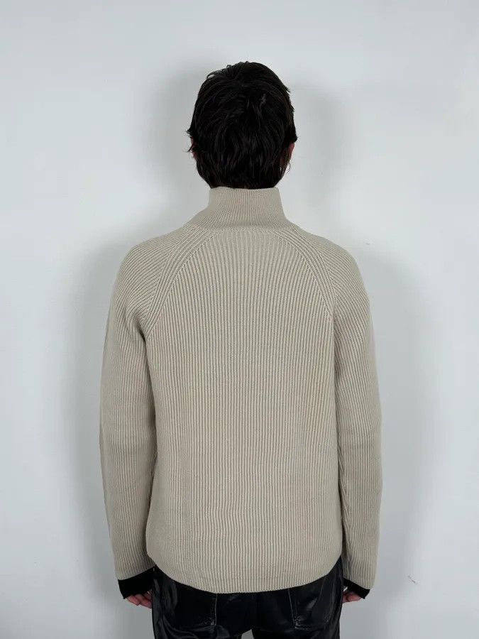 Gucci 2000s Gucci Beige Buttoned Wool Sweater Size US M / EU 48-50 / 2 - 3 Thumbnail