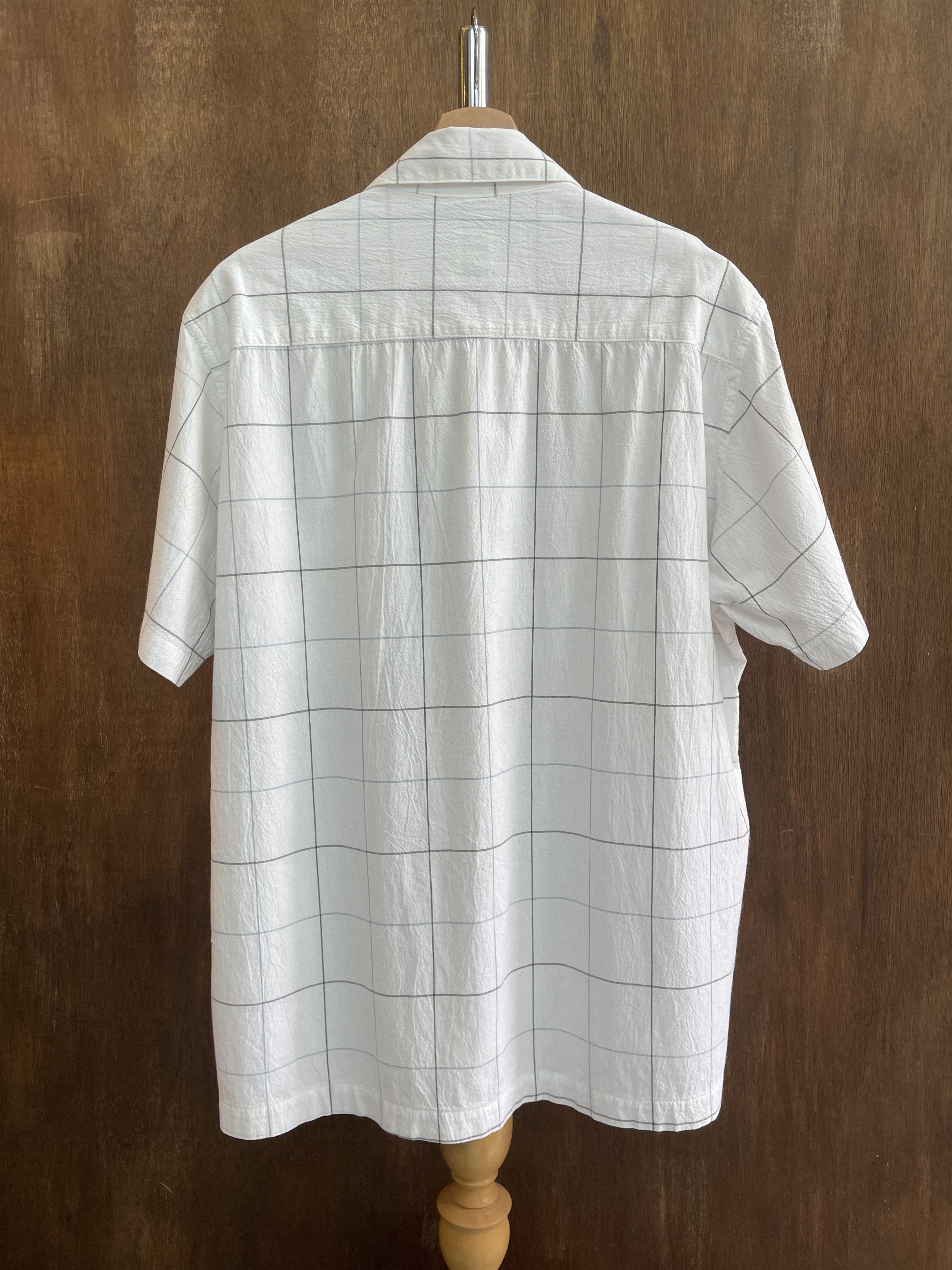 Y-3 Square Pattern Short Sleeve Shirts Size.L Size US L / EU 52-54 / 3 - 3 Thumbnail