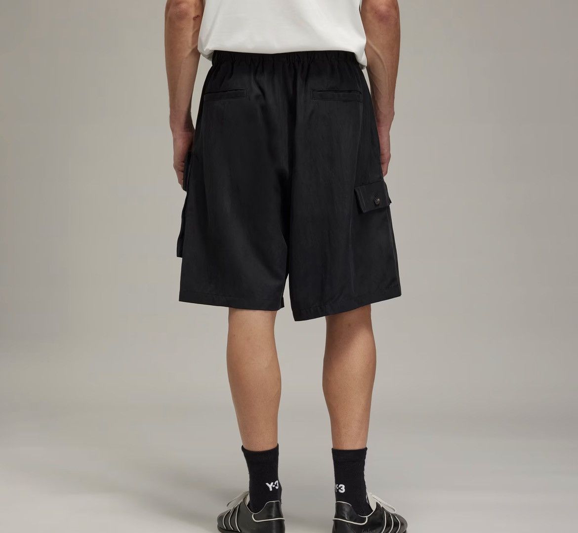 Y-3 Y-3 WASHED TWILL SHORTS (M Size) Size US 34 / EU 50 - 4 Thumbnail