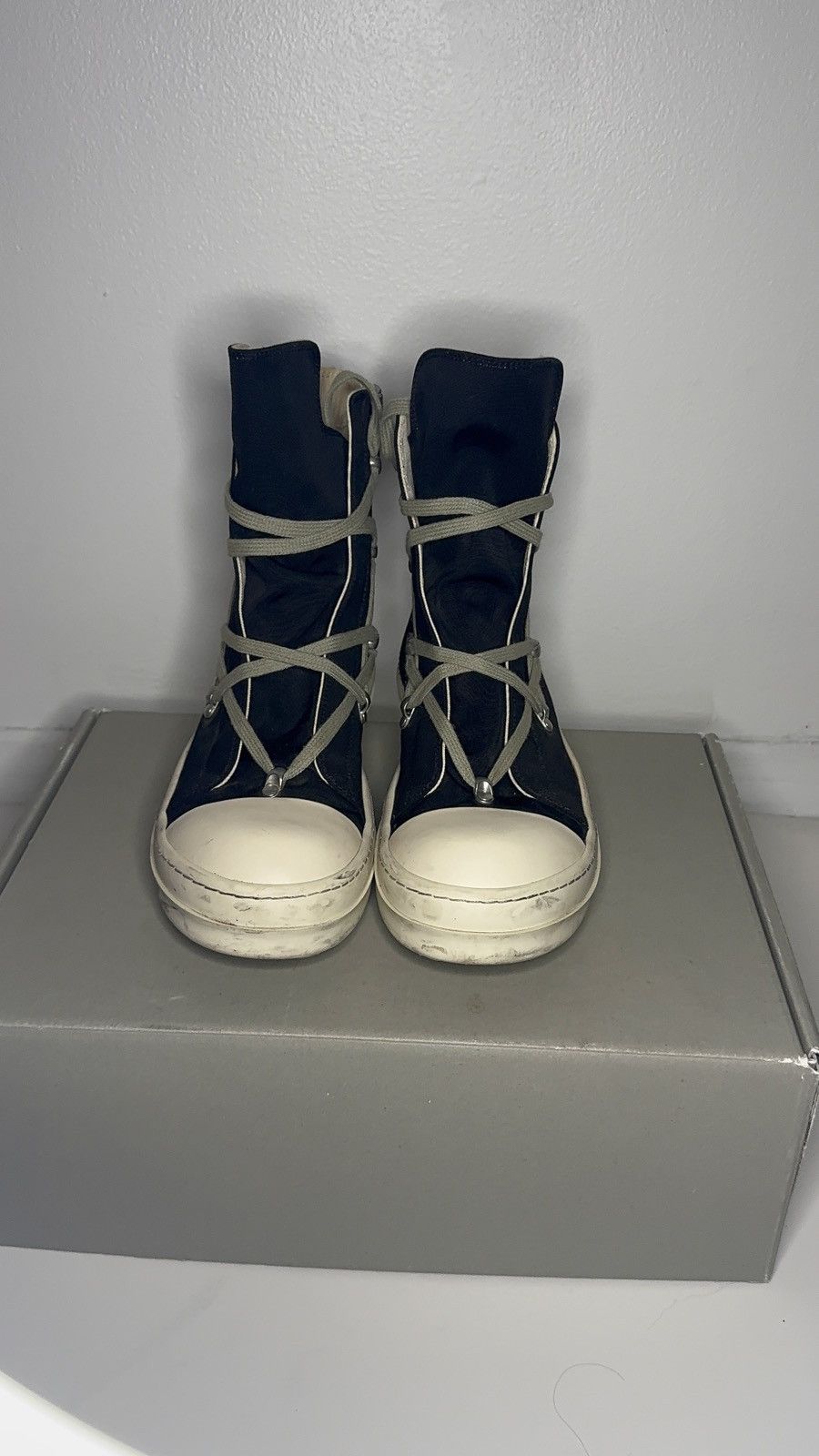 Rick Owens Rick Owens DRKSHDW Hexa High-Top Sneakers Size US 7 / EU 40 - 5 Thumbnail