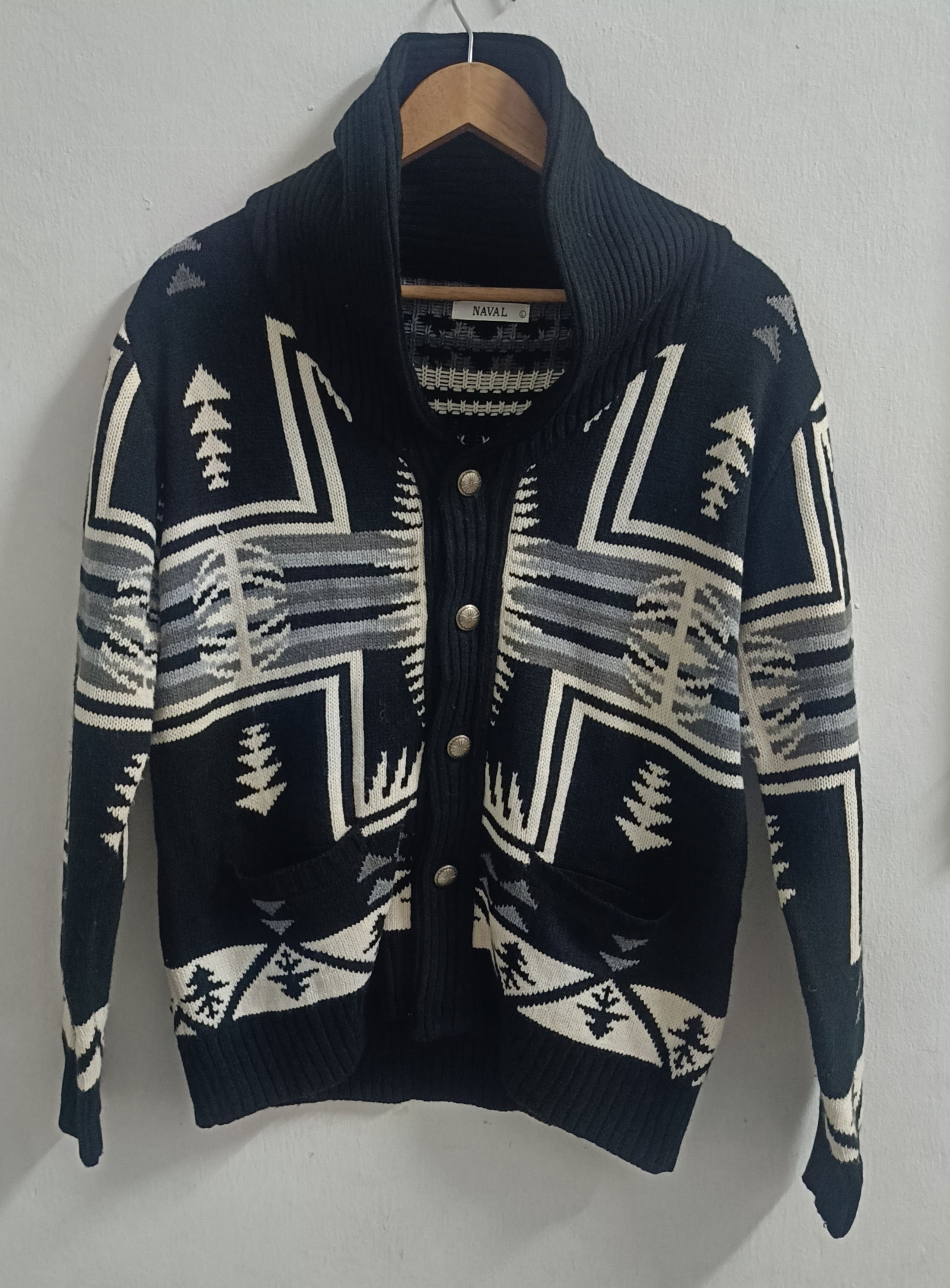 Naval Clothing Factory 🔥🔥 Naval Cardigan Large Native Size US L / EU 52-54 / 3 - 1 Thumbnail