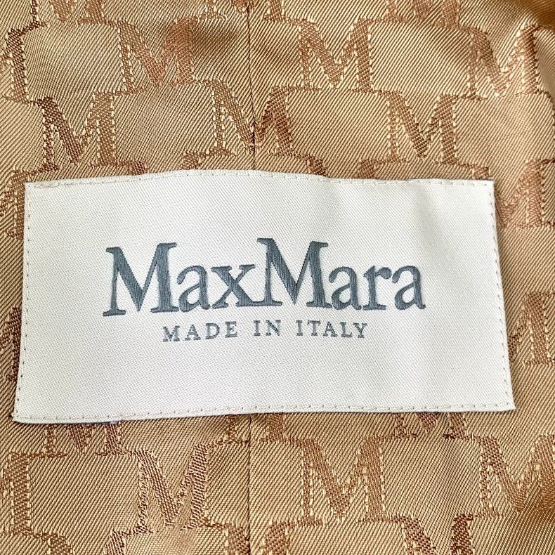 Max Mara Max Mara 101801 Collection Brown Sheepwool Lapel Double Br Size XXS / US 00 / IT 34 - 6 Thumbnail