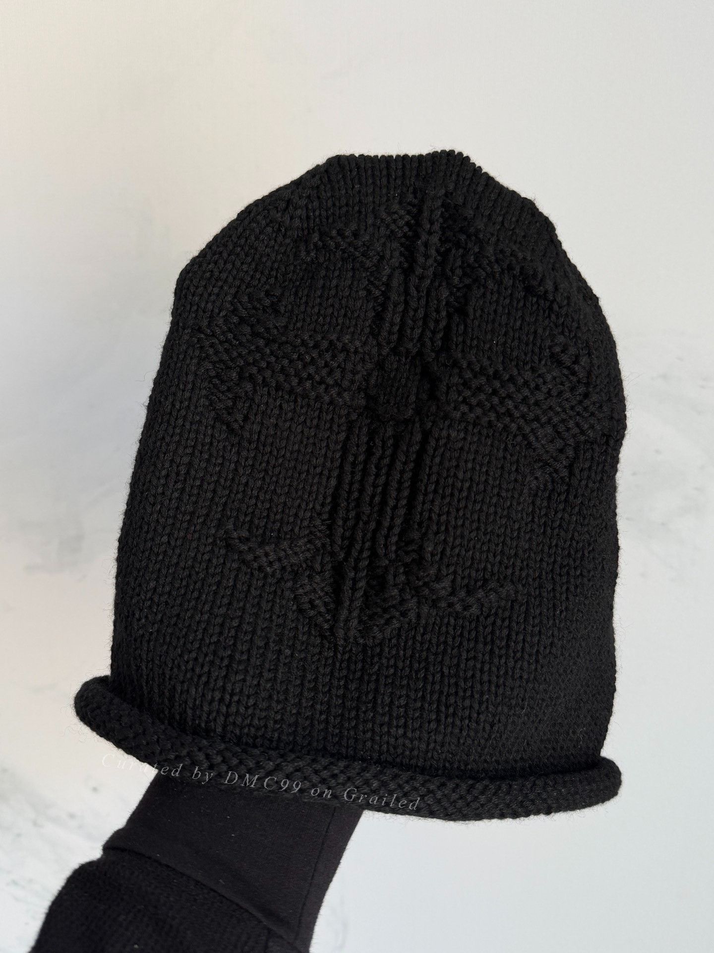 Chrome Hearts Chrome Hearts Knit Cross Beanie Mask Size ONE SIZE - 1 Thumbnail