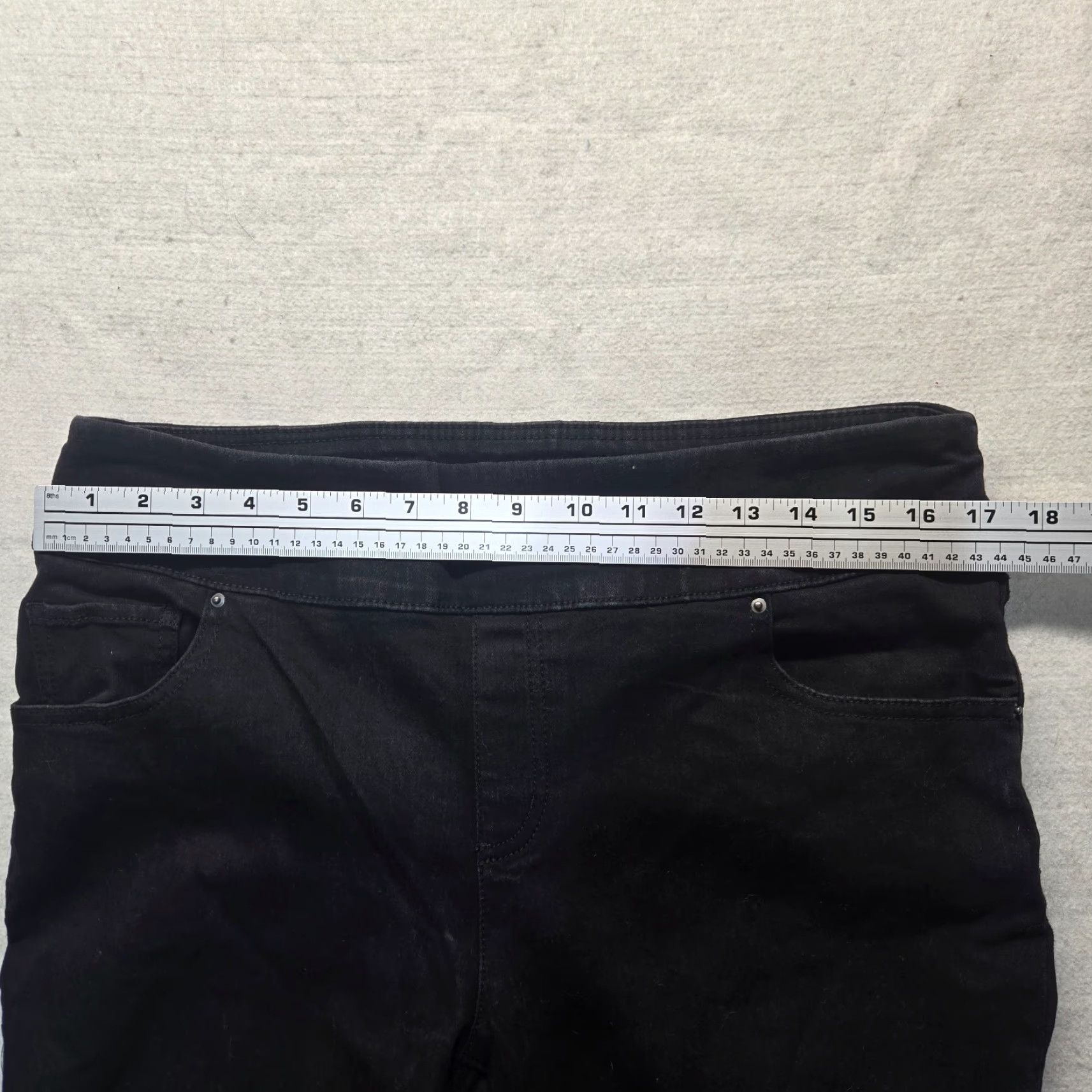 Vintage VINTAGE The Pioneer Woman Black Ankle Pants Stretch Women's L Large Pants Adult Women Black Stretch 90s? Size 36" / US 14 / IT 50 - 5 Thumbnail