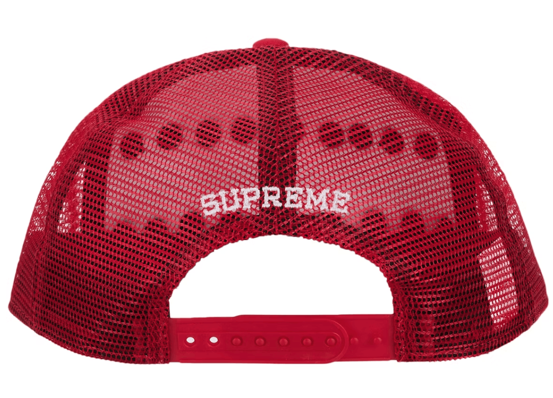 Supreme Supreme Pins Mesh Back 5-Panel Red Size ONE SIZE - 3 Thumbnail