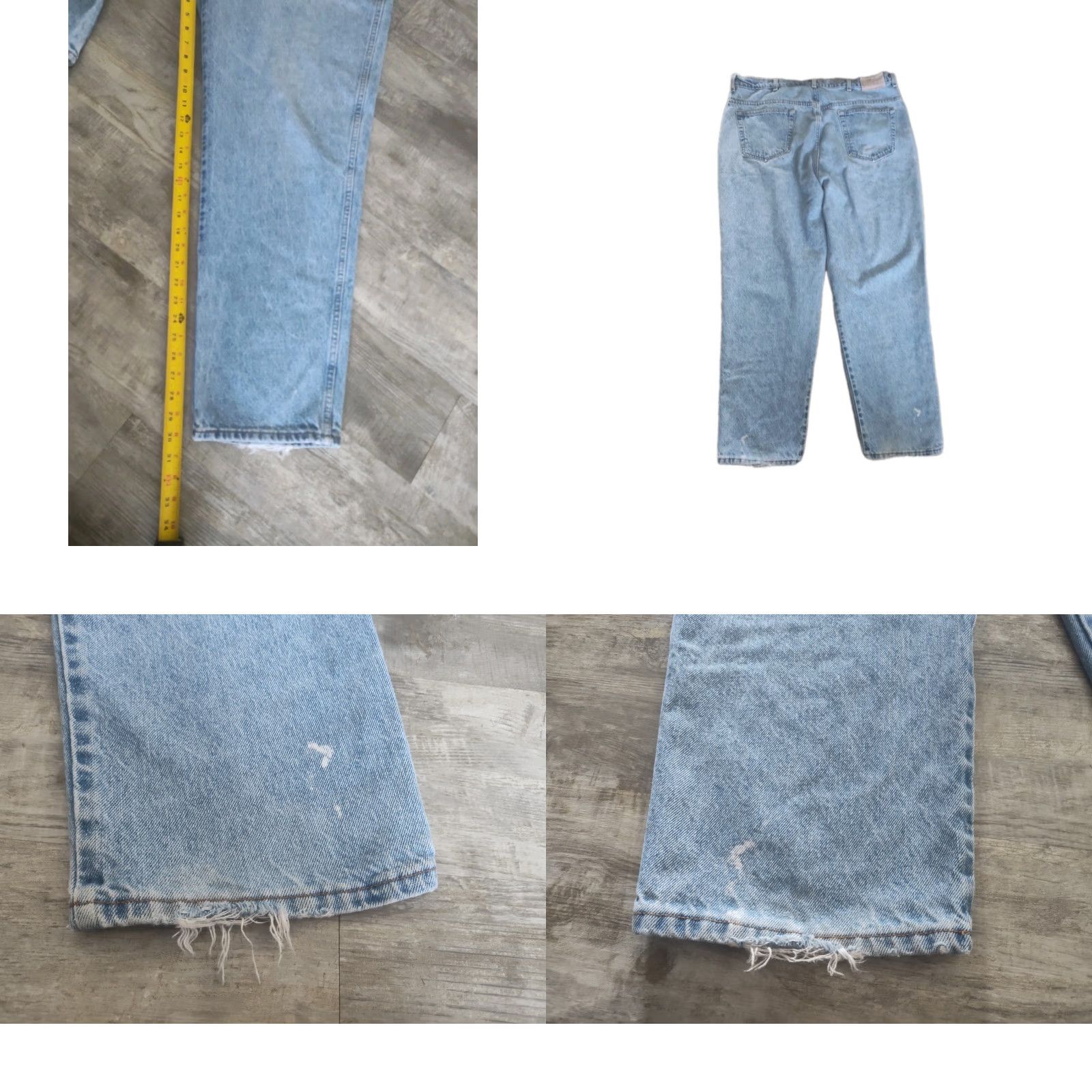 Vintage Vtg Coleman Outdoors Made In USA Men's Blue Jeans 40X30 Distressed VHTF Rare Size US 40 / EU 56 - 10 Thumbnail