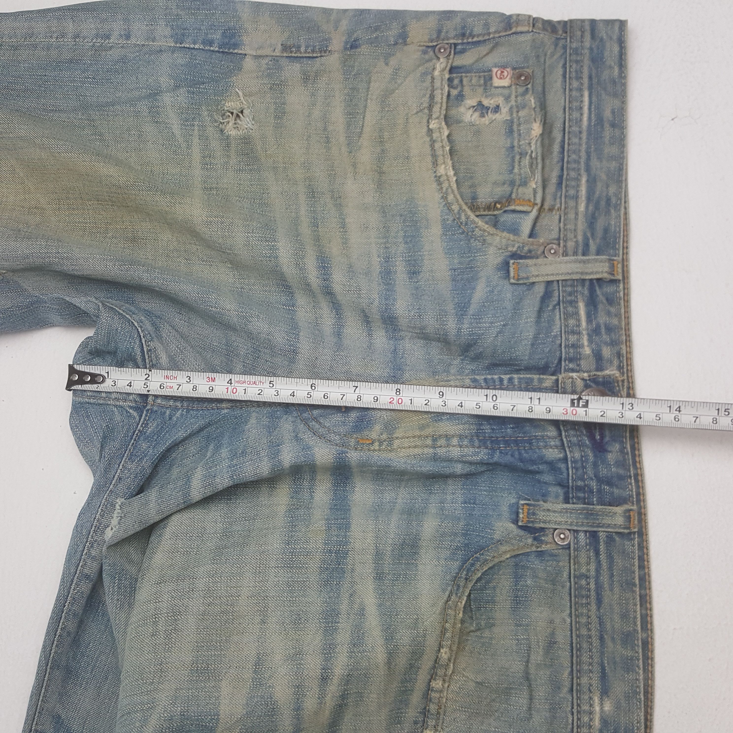 AG Adriano Goldschmied Vintage Adriano Goldschmied American Distressed Style Jeans Size US 36 / EU 52 - 10 Thumbnail