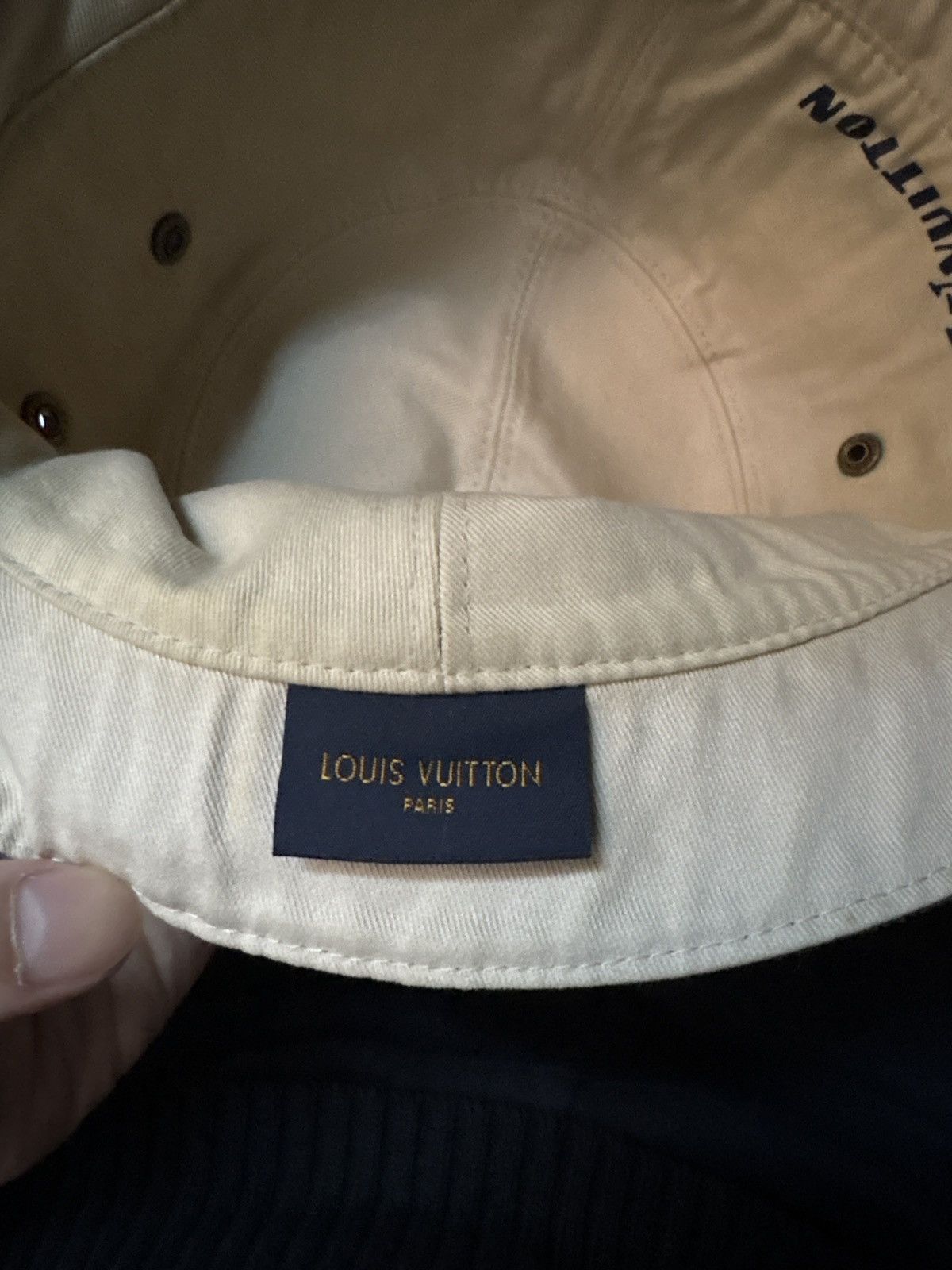 Louis Vuitton Louis Vuitton Denim Bucket hat Size ONE SIZE - 5 Thumbnail