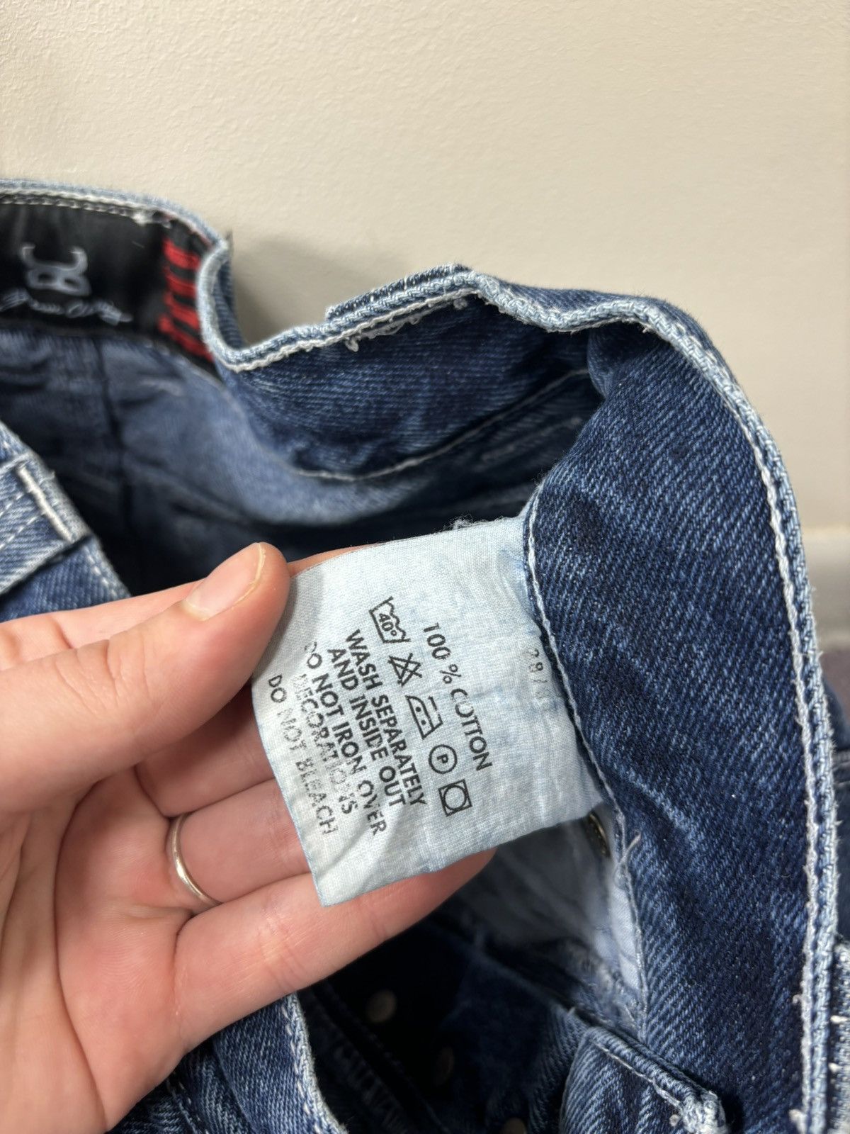 Other Vintage Bronx Clothing Y2K Skate Hype Blue Denim Baggy Jeans Size US 28 / EU 44 - 18 Thumbnail
