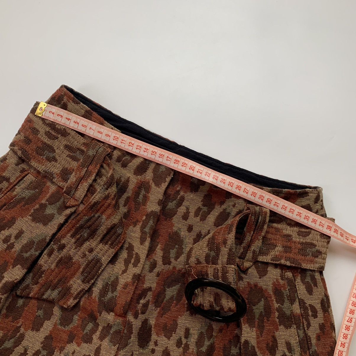 Sezane Sezane Jacquard Leopard High Rise Shorts Size 34" / US 12 / IT 48 - 17 Thumbnail