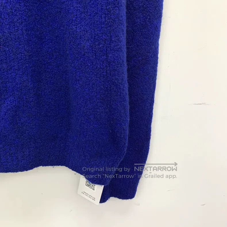 Louis Vuitton Louis Vuitton Dark blue logo intarsia wool crewneck long-s Size US XL / EU 56 / 4 - 4 Thumbnail