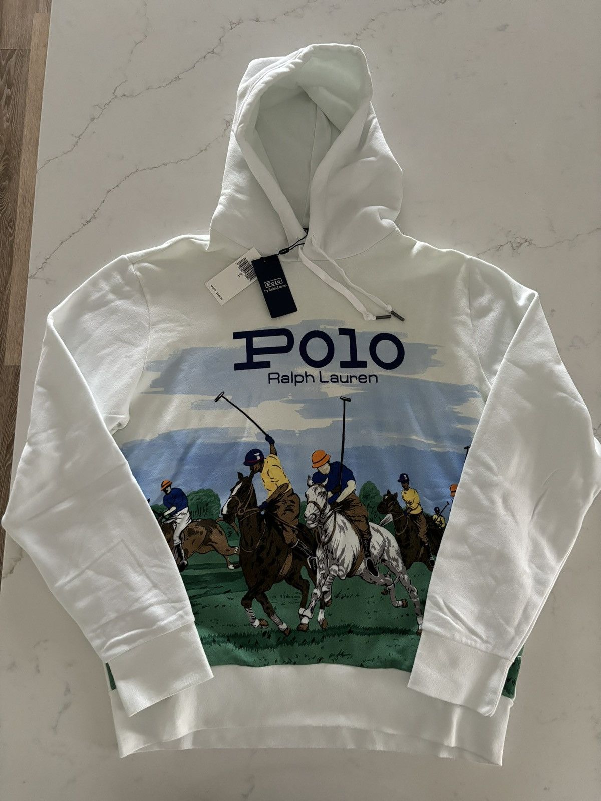 Polo Ralph Lauren Match Fleece Hoodie Mens Size Large