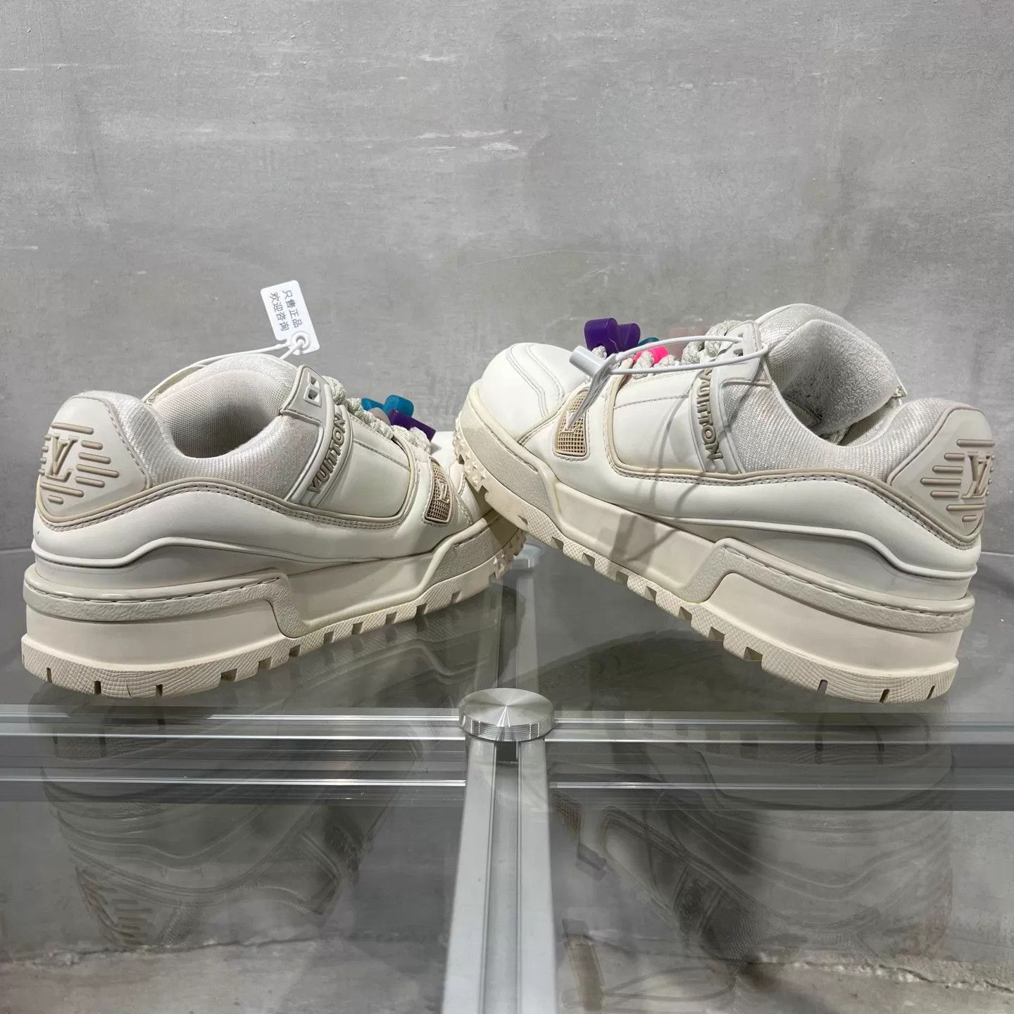 Louis Vuitton LV Trainer Pangding Cream UK6 40 Size US 7 / EU 40 - 5 Thumbnail
