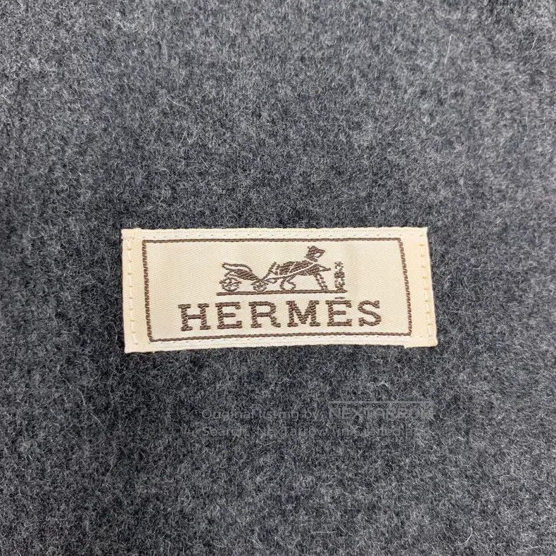Hermes Hermes Grey Patch Collar Zipper Long Sleeve Down Jacket Size US L / EU 52-54 / 3 - 5 Thumbnail