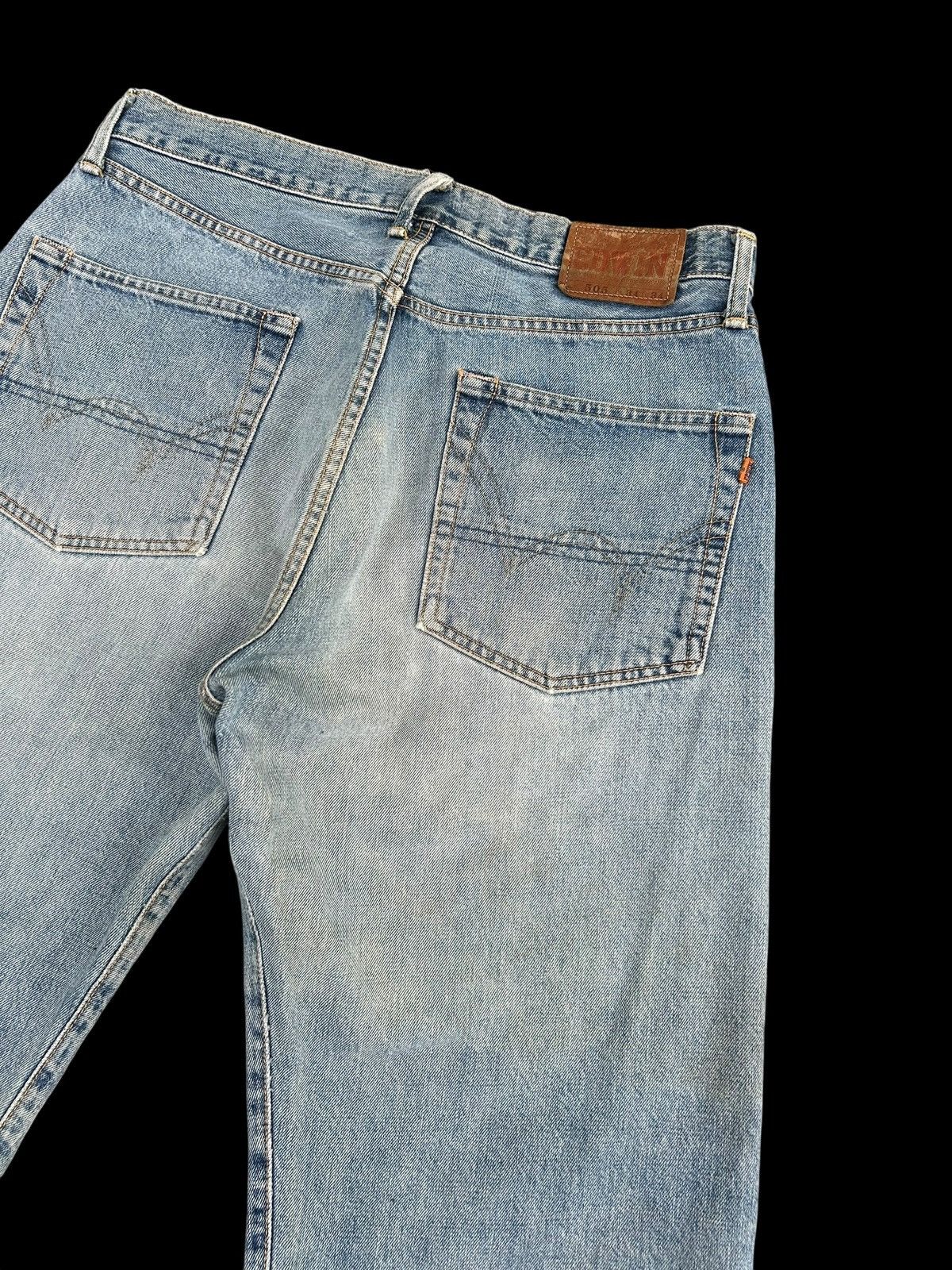 Kapital Thrashed Vintage Edwin 505 Selvedge Short Denim jeans Size US 34 / EU 50 - 12 Thumbnail