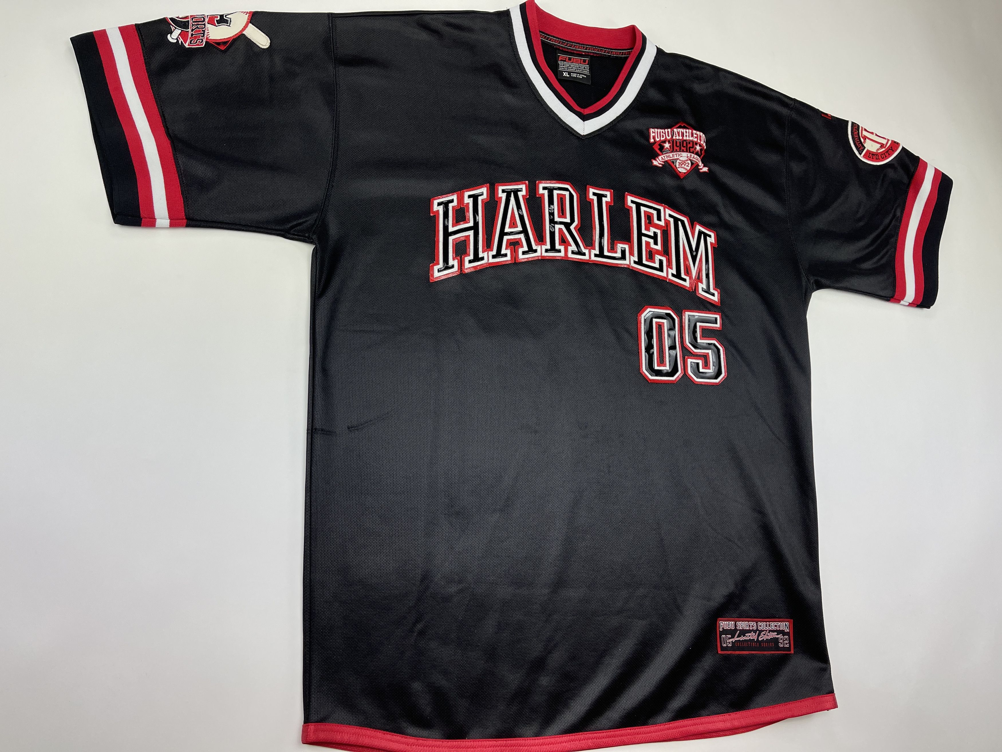 Fubu FUBU jersey, vintage HARLEM t-shirt New York, City Series XL Size US XL / EU 56 / 4 - 3 Thumbnail