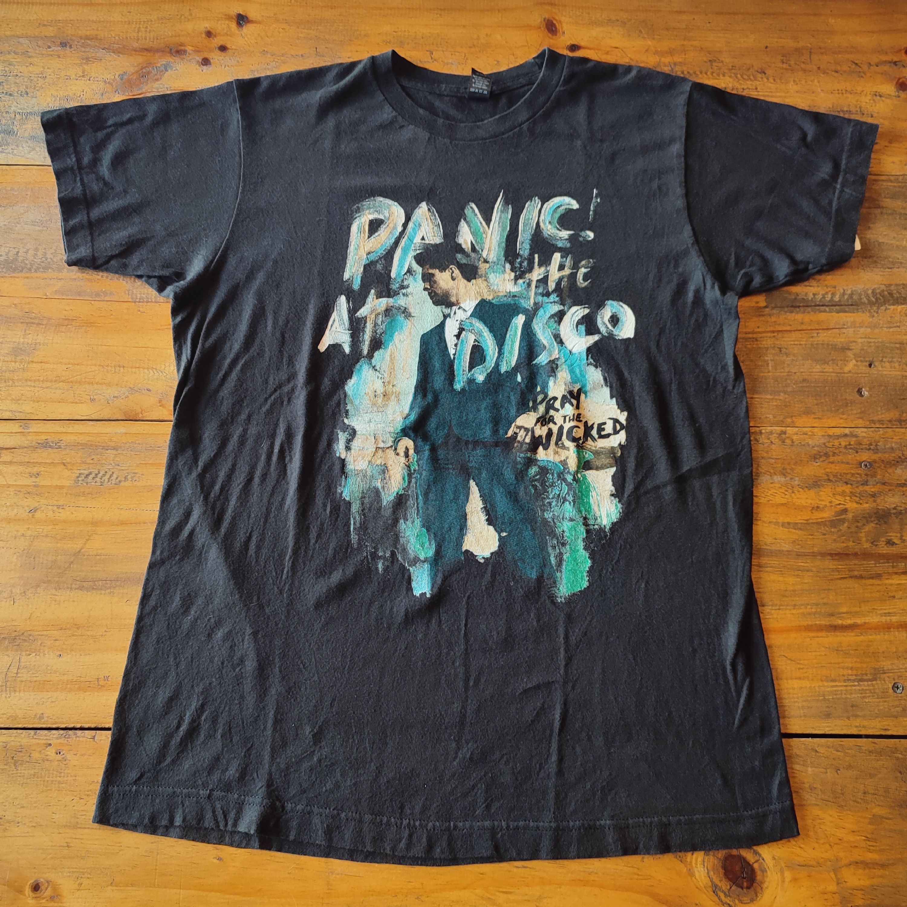 Band Tees × Vintage PANIC! AT THE DISCO T SHIRT Size US M / EU 48-50 / 2 - 2 Thumbnail
