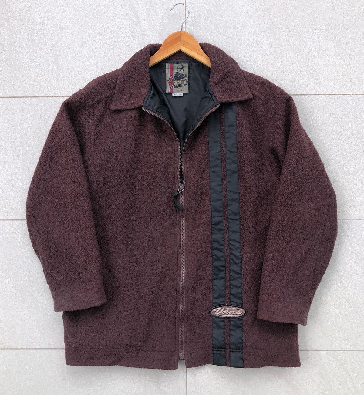 Vans Vintage 90s VANS Old Vans fleece zip-up blouson Jacket Size US M / EU 48-50 / 2 - 3 Thumbnail