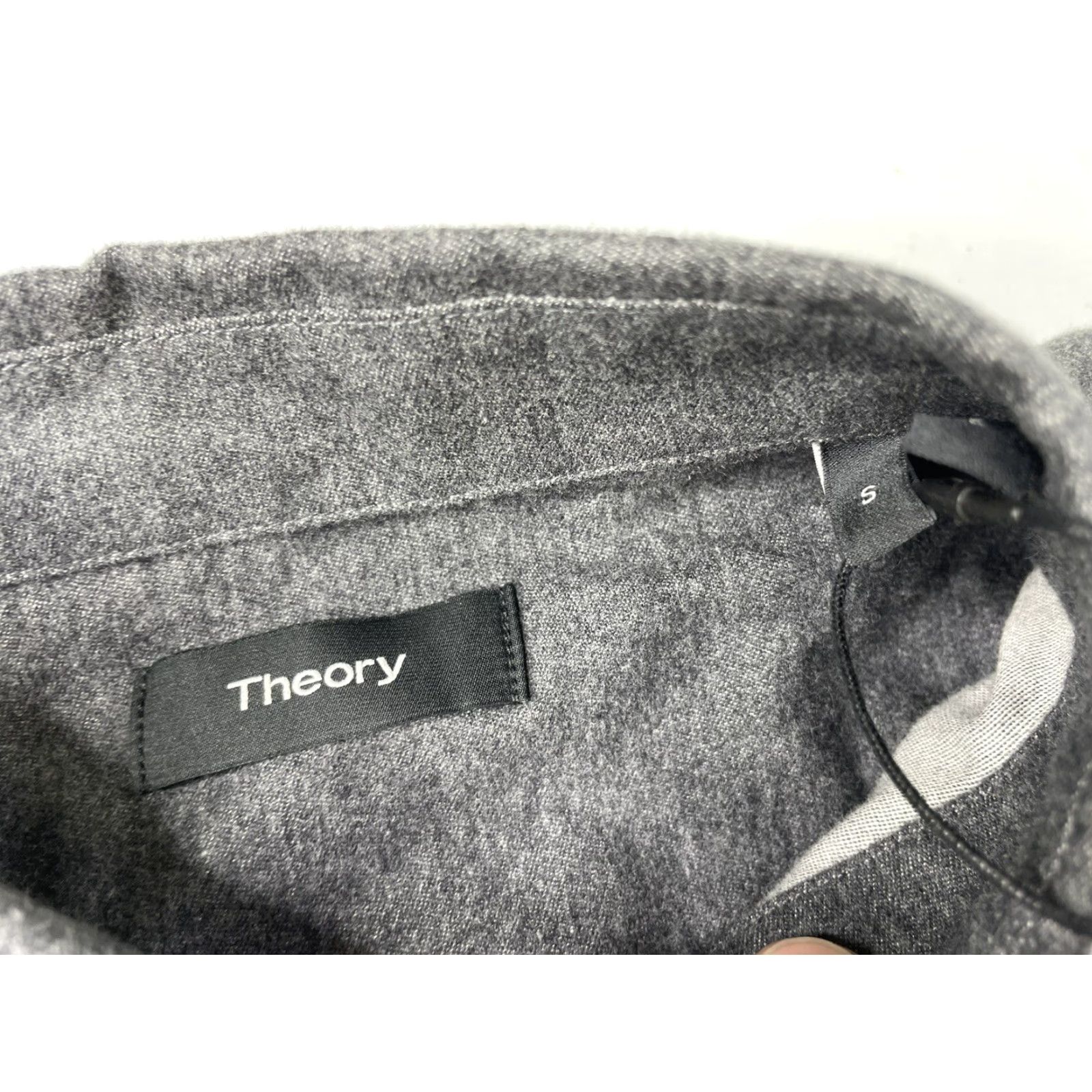 Theory NWT THEORY Irving DN Shirt Gray Maxson Brushed Cotton Button Down Men’s Small Size US S / EU 44-46 / 1 - 4 Thumbnail
