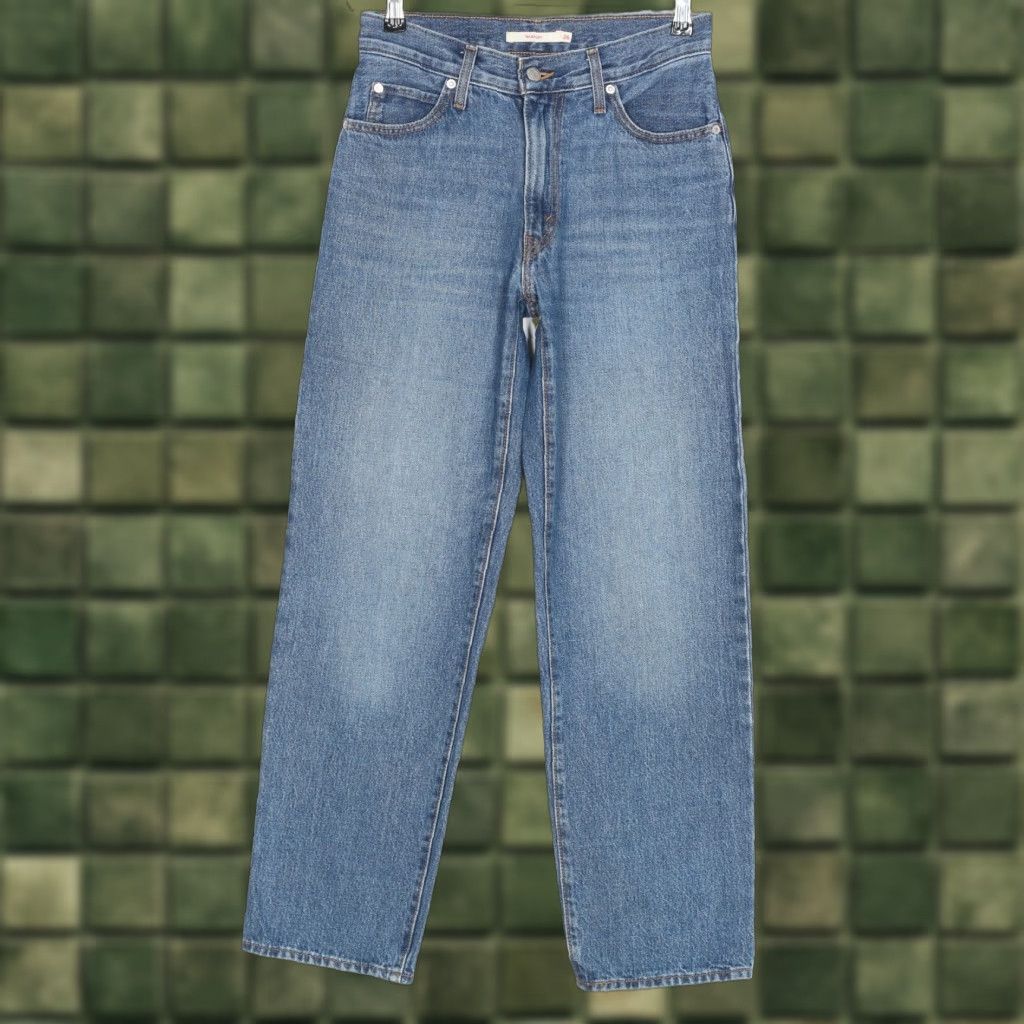 Levi's VINTAGE LEVI’S ’94 BAGGY Jeans Women 26 Regular W26 L31 Zip Fly, 5-Pocket Denim Blue Size 26" / US 2 / IT 38 - 1 Thumbnail