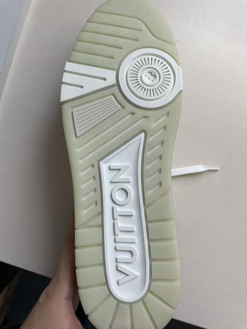 Louis Vuitton Trainer White Signature