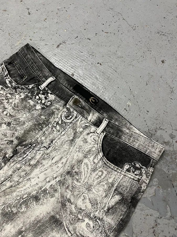 Just Cavalli AW2003 Cavalli Spiritual Astro Black & White Pants Size US 36 / EU 52 - 6 Thumbnail