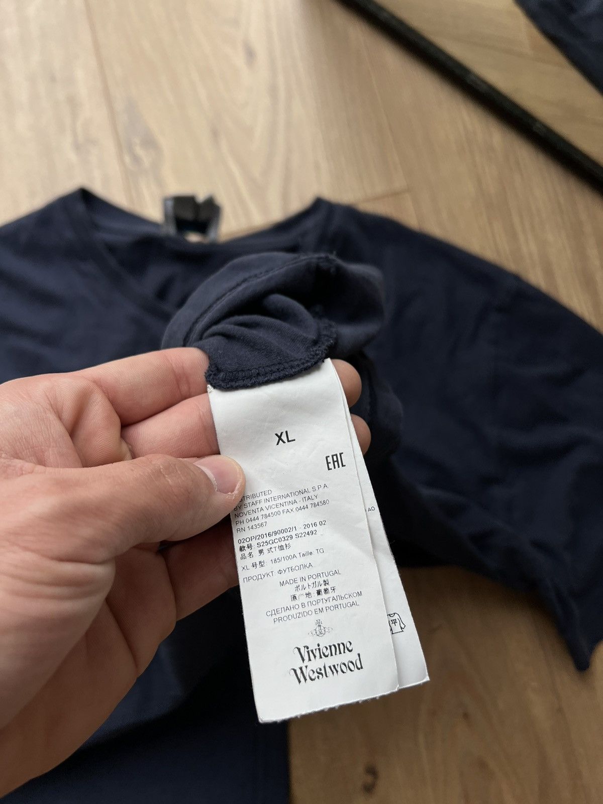Vivienne Westwood 00’s VIVIENNE WESTWOOD RARE SMALL LOGO TEE Y2K Size US XL / EU 56 / 4 - 4 Thumbnail